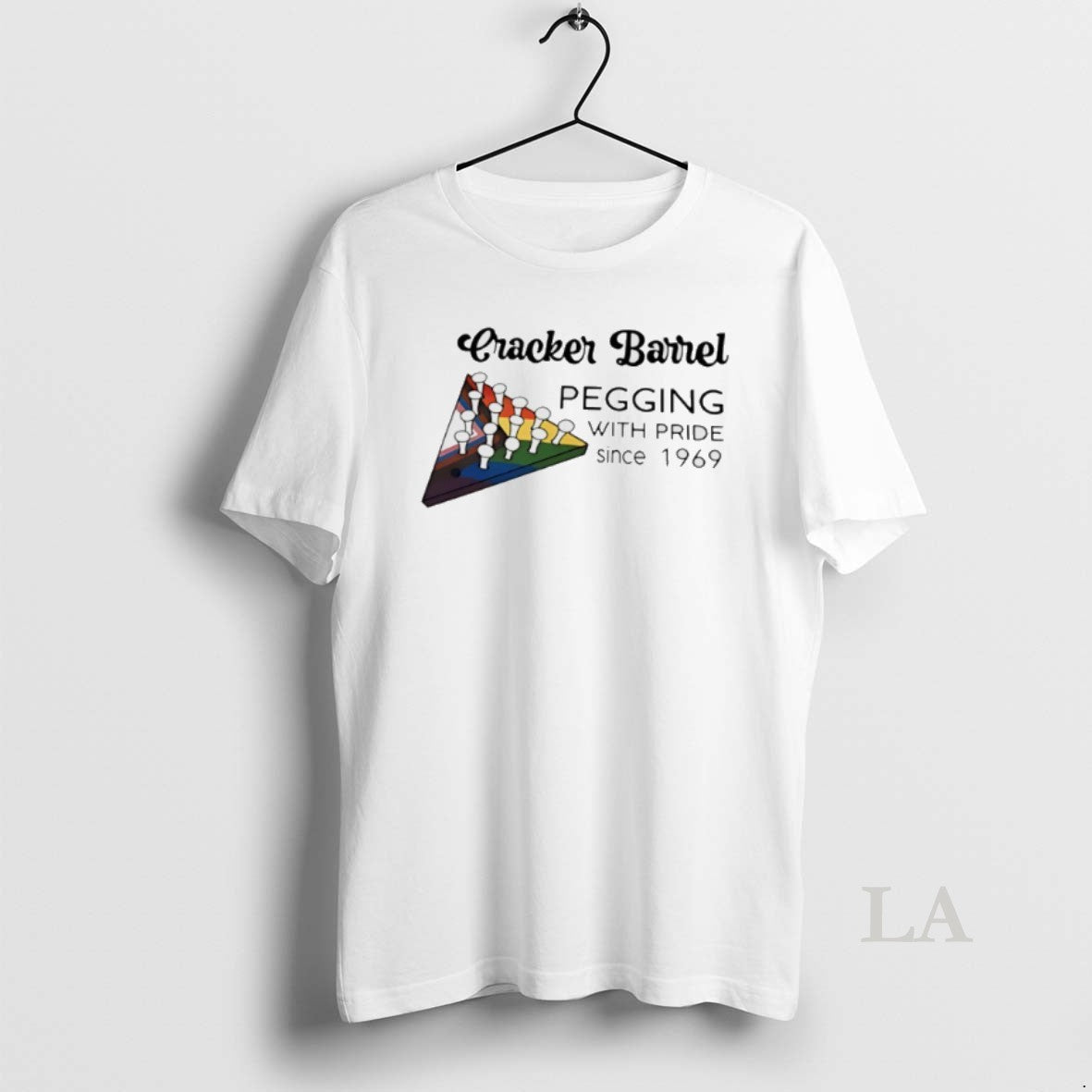 Original Cracker Barrel Pegging With Pride Since 1969 Lgbtq T-Shirts, Hoodie, Sweatshirt | ZylaModa.com