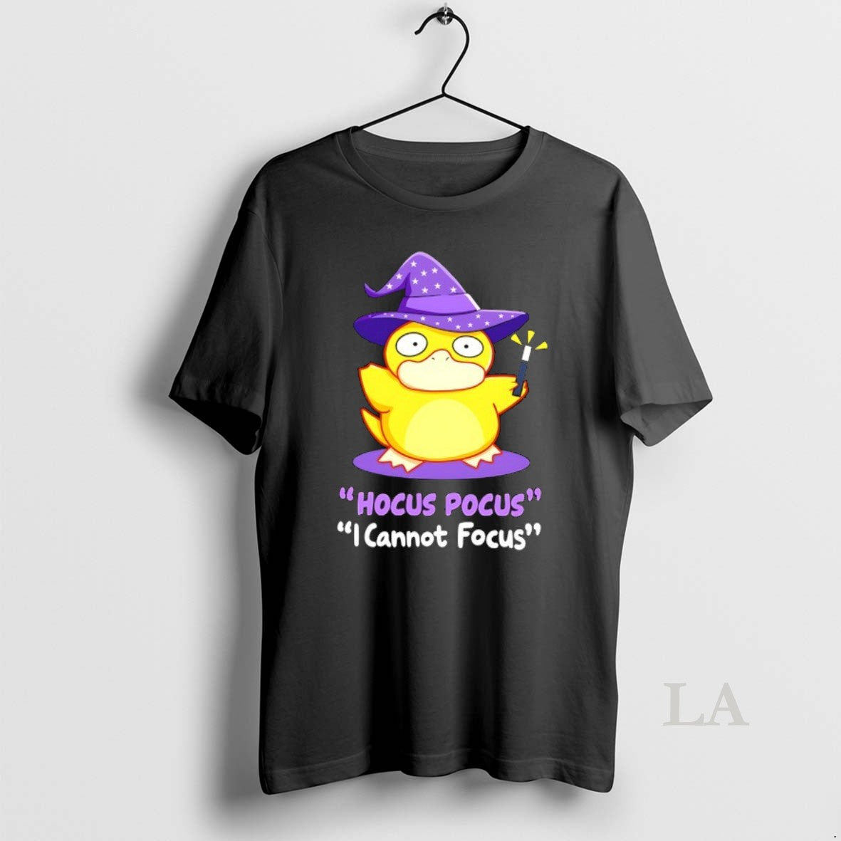 Original Duck Wizard Hocus Pocus I Cannot Focus T-Shirts, Hoodie, Sweatshirt | ZylaModa.com