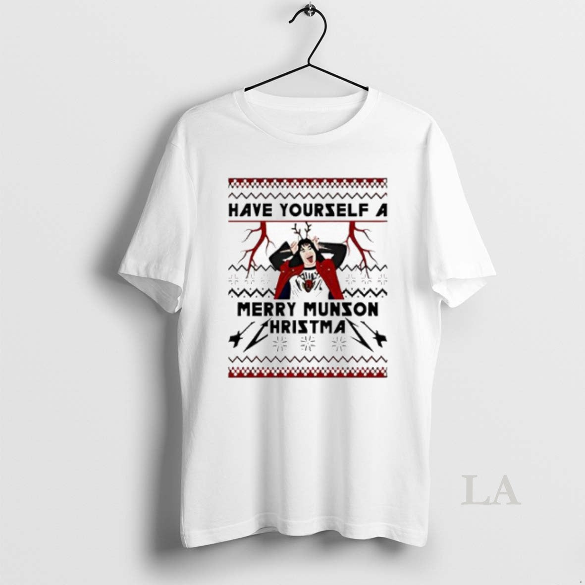 Original Eddie Munson Christmas Have Yourself A Merry Munson Hristma T-Shirts, Hoodie, Sweatshirt | ZylaModa.com