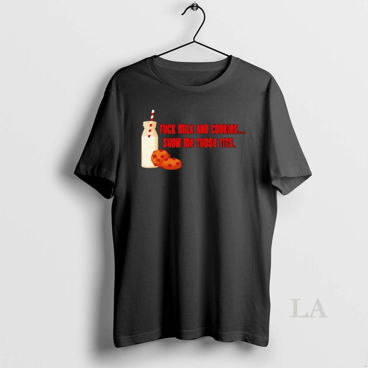 Original Fck Milk And Cookies Show My Those Tits T-Shirts, Hoodie, Sweatshirt | ZylaModa.com