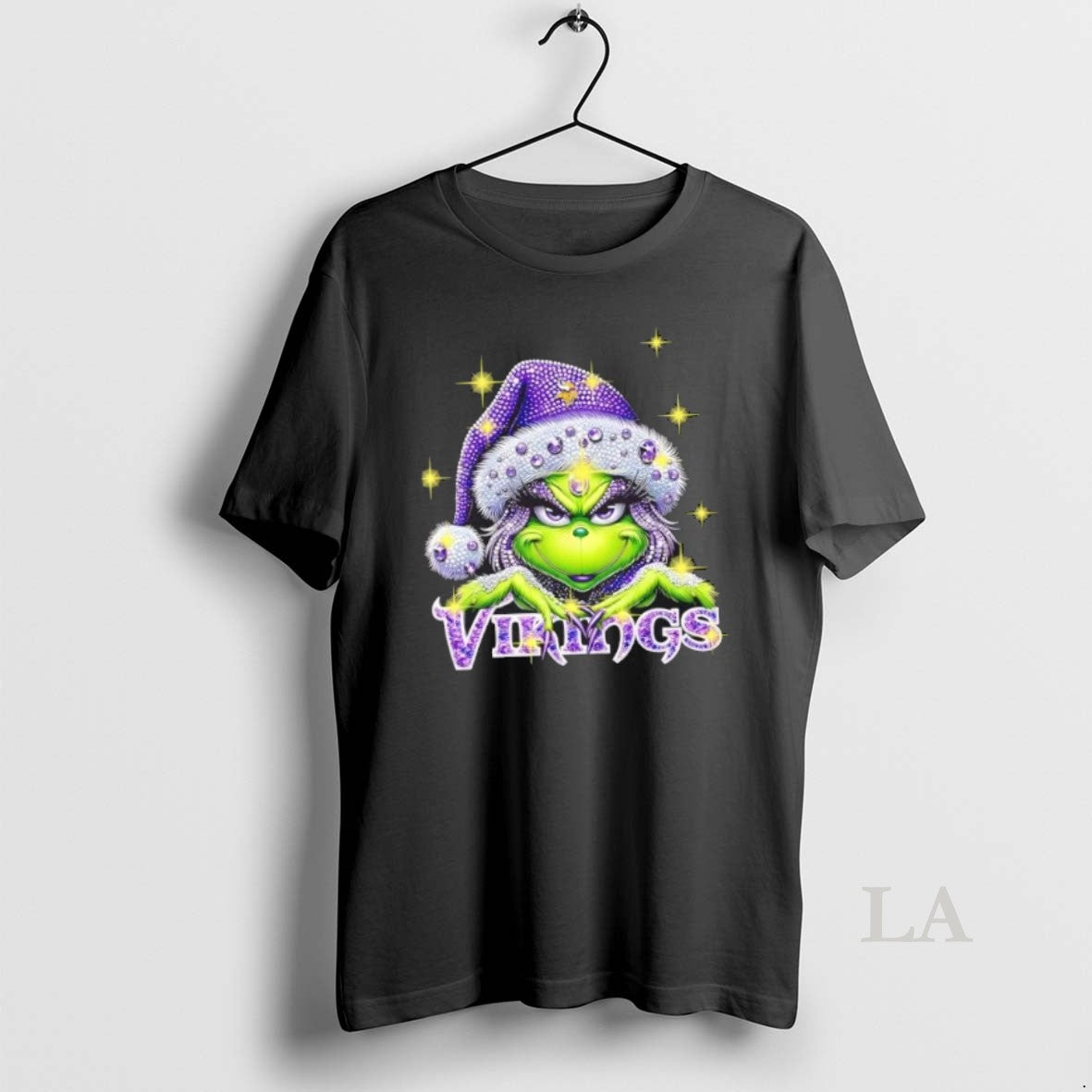 Original Glitter Diamond Grinch Girl X Minnesota Vikings Football Graphic T-Shirts, Hoodie, Sweatshirt | ZylaModa.com