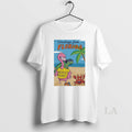 Original Greetings From Florida Pink Flamingo Iguana Beach Please Happy Crab T-Shirts, Hoodie, Sweatshirt | ZylaModa.com