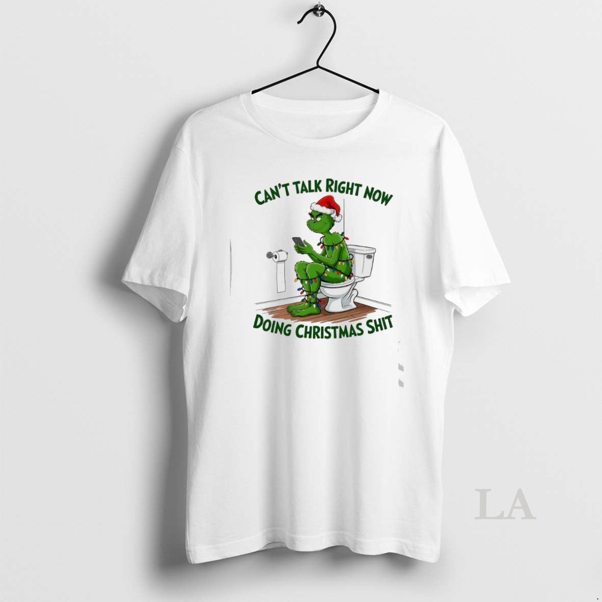 Original Grinch On Toilet Cant Talk Right Now Doing Christmas Shit T-Shirts, Hoodie, Sweatshirt | ZylaModa.com