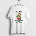 Original Grinch Xmas With A Low Bullshit Tolerance Www Halow Dont Try Me T-Shirts, Hoodie, Sweatshirt | ZylaModa.com