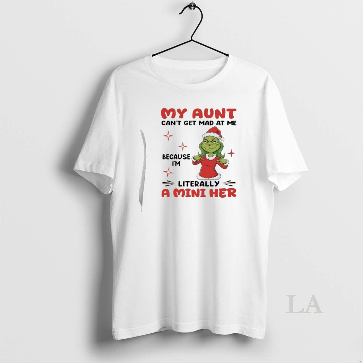 Original Grinch My Aunt Cant Get Mad At Me Because Im Literally A Mini Her T-Shirts, Hoodie, Sweatshirt | ZylaModa.com