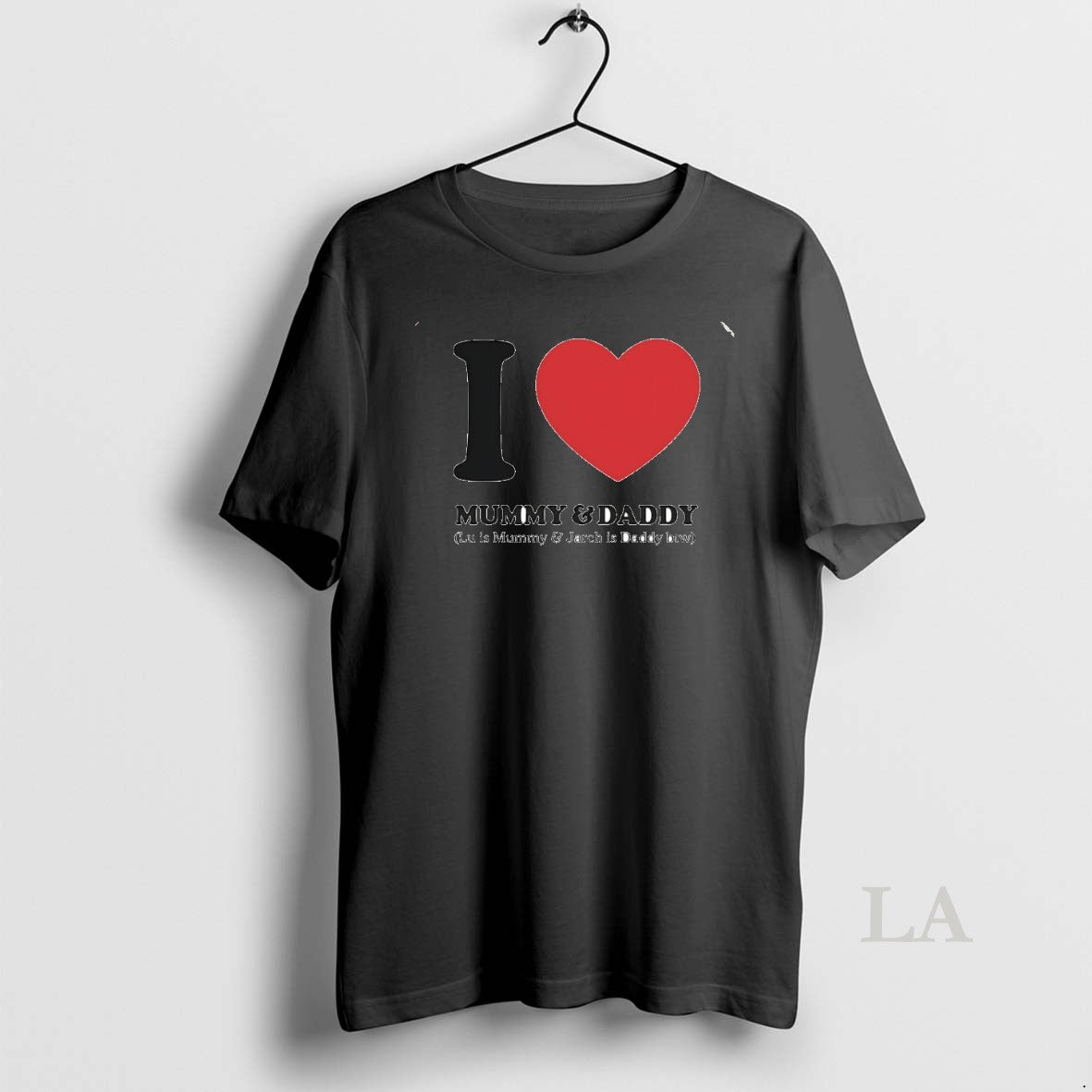 Original I Love Mummy And Daddy Lu Is Mummy And Jarch Is Daddy Btw Circle T-Shirts, Hoodie, Sweatshirt | ZylaModa.com