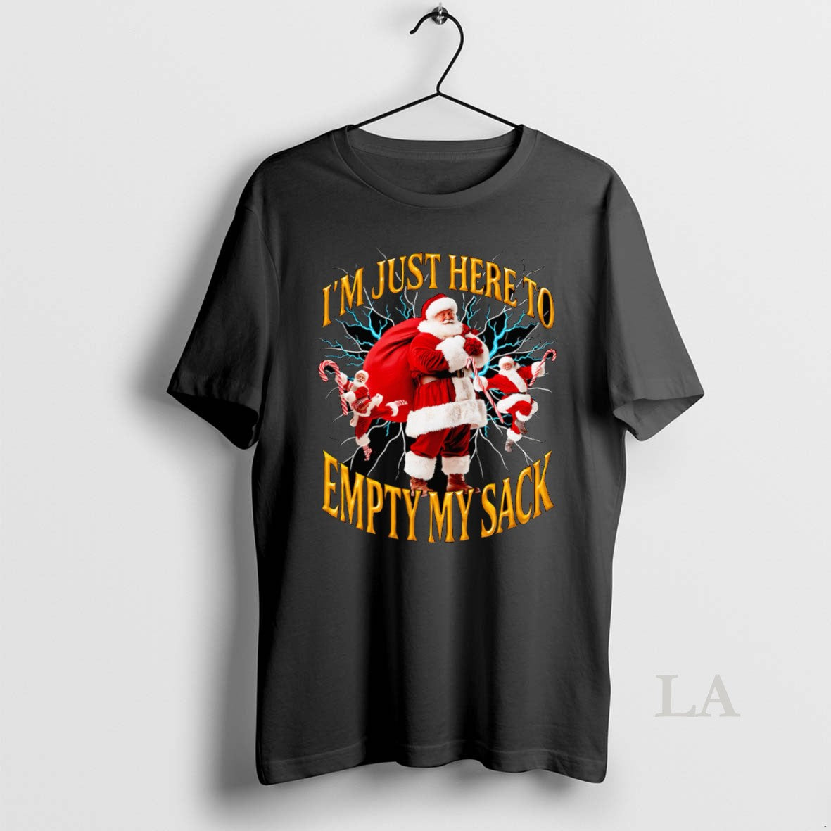 Original Im Just Here To Empty My Sack Santa T-Shirts, Hoodie, Sweatshirt | ZylaModa.com