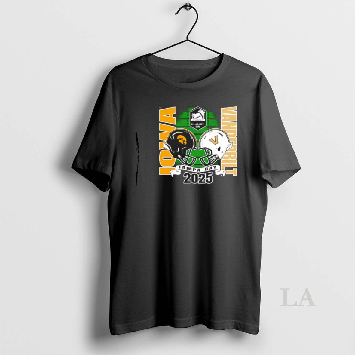 Original Iowa Hawkeyes Vs Vanderbilt 2025 Reliaquest Bowl Head To Head T-Shirts, Hoodie, Sweatshirt | ZylaModa.com