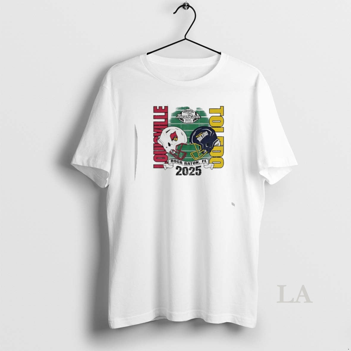 Original Louisville Cardinals Vs Toledo 2025 Boca Raton Bowl Head To Head T-Shirts, Hoodie, Sweatshirt | ZylaModa.com