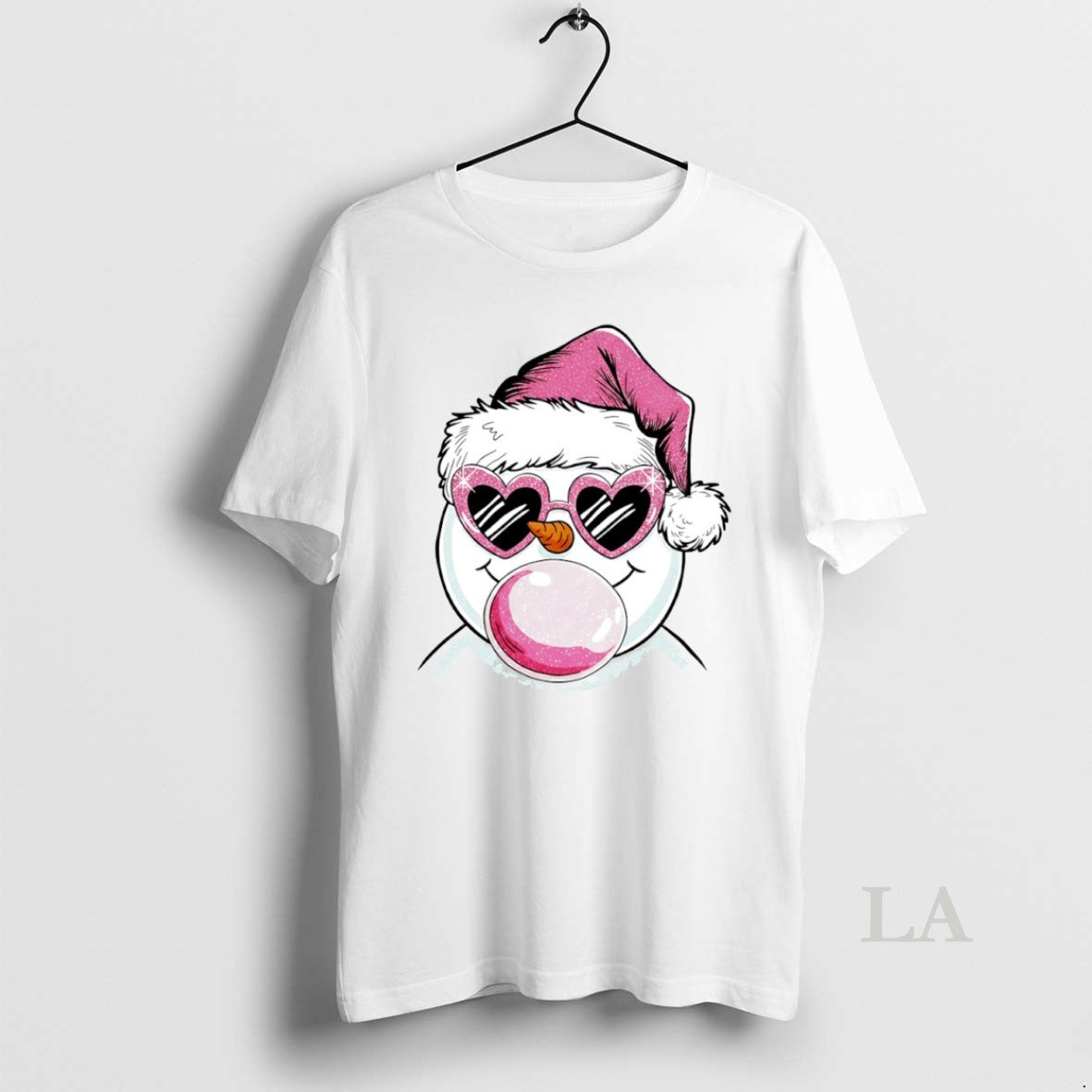 Original Merry Christmas Snowman Bubble Gum Circle T-Shirts, Hoodie, Sweatshirt | ZylaModa.com