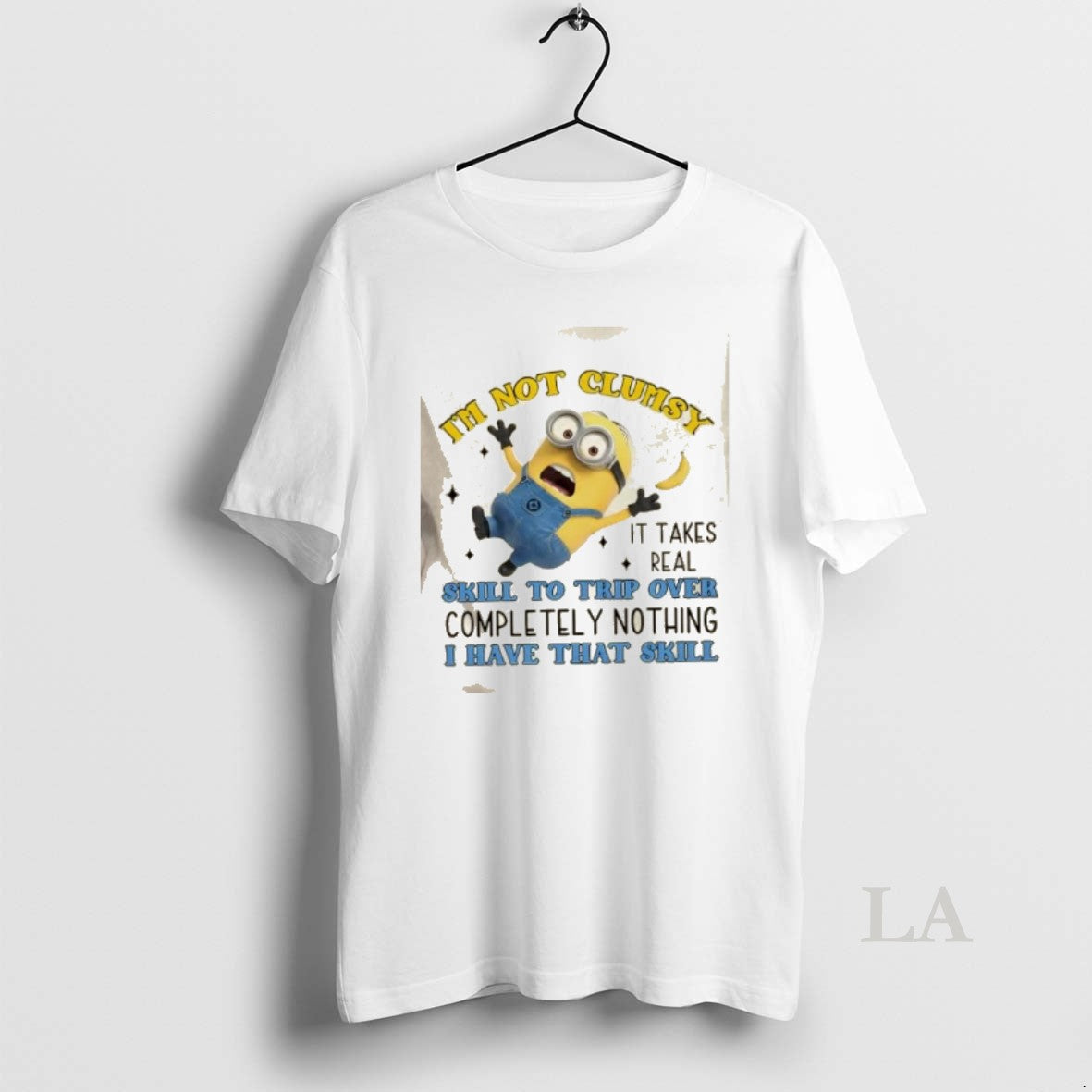 Original Minions Im Not Clumsy It Takes Real Skill To Trip Over Completely Nothing T-Shirts, Hoodie, Sweatshirt