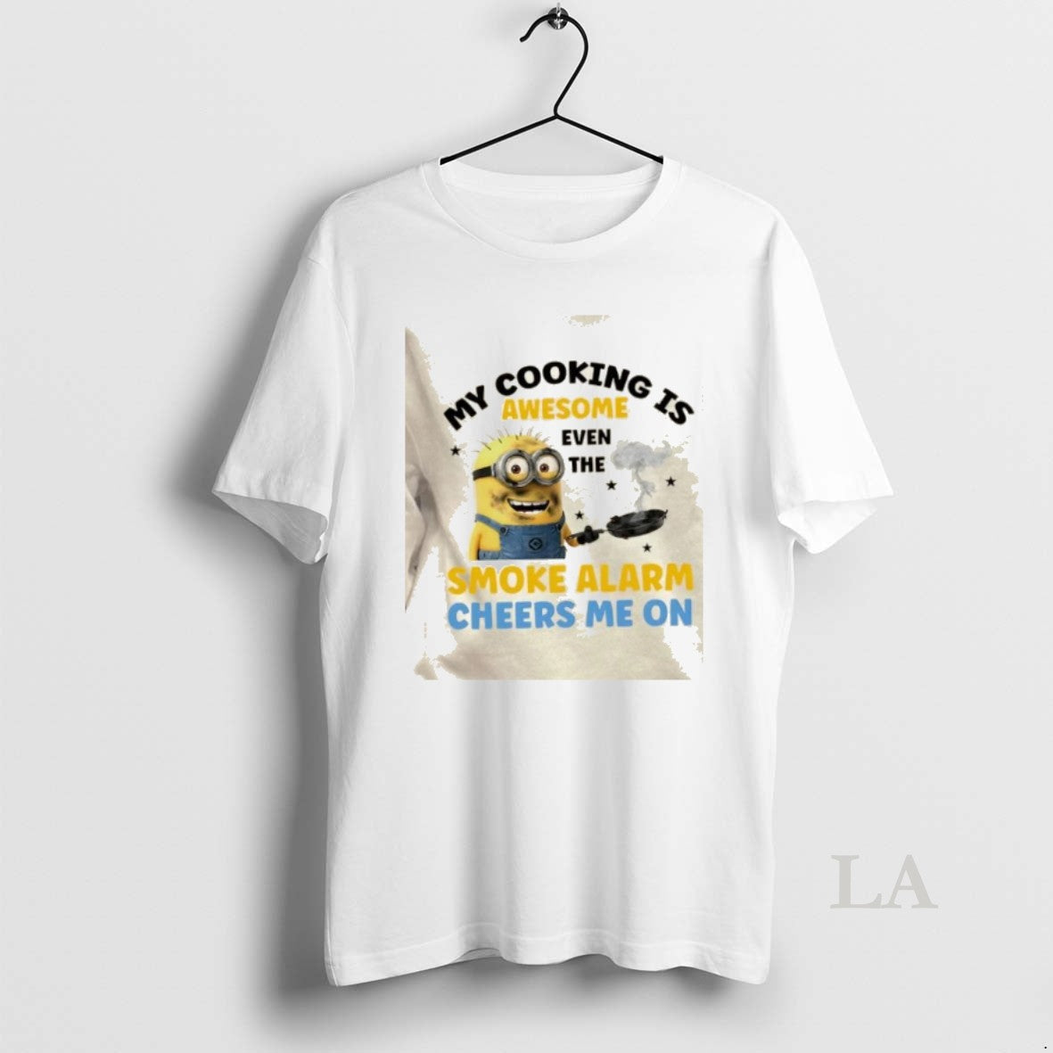 Original Minions My Cooking Is Awesome Even The Smoke Alarm Cheers Me On T-Shirts, Hoodie, Sweatshirt | ZylaModa.com