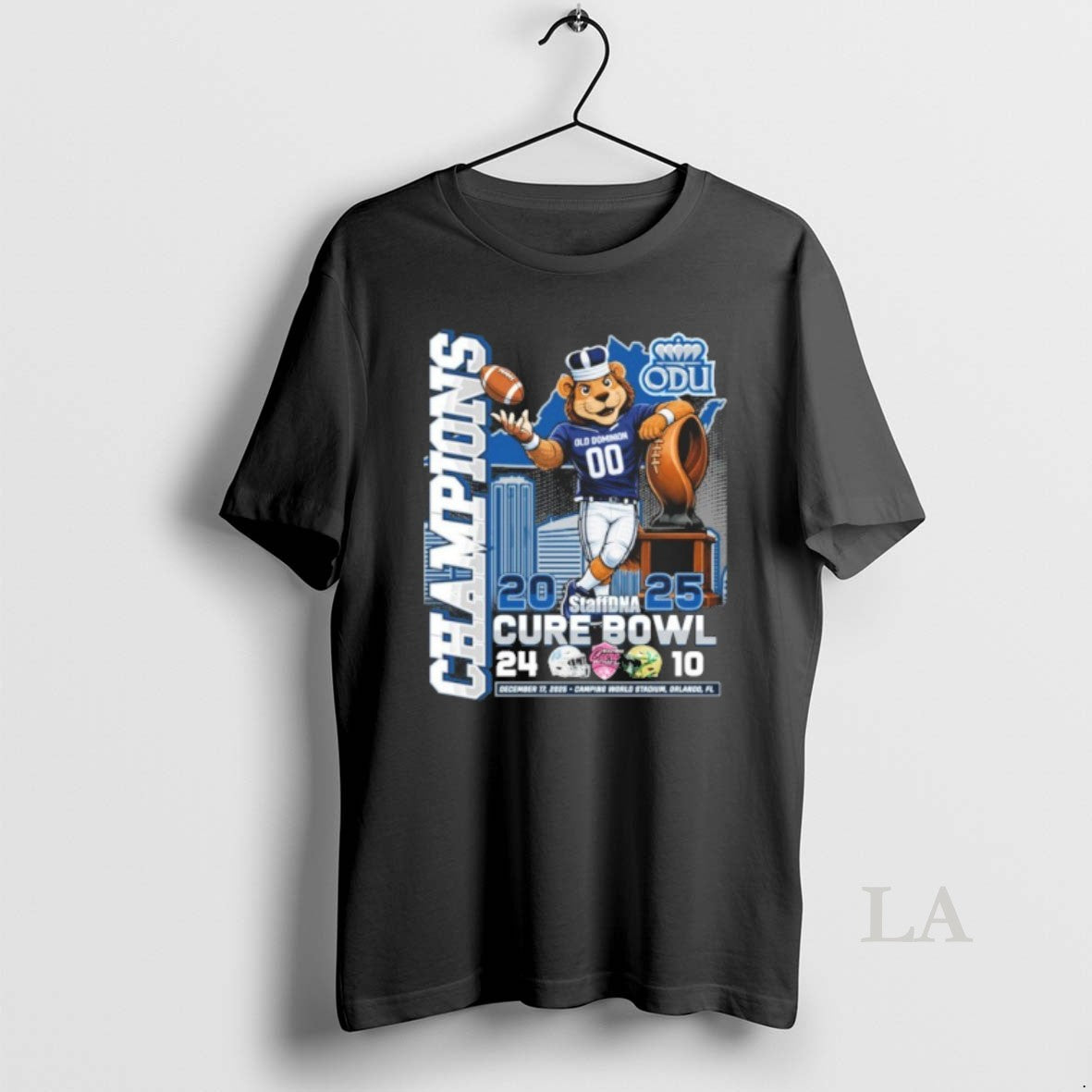 Original Odu Monarchs Mascot 2025 Cure Bowl Champions Score T-Shirts, Hoodie, Sweatshirt | ZylaModa.com