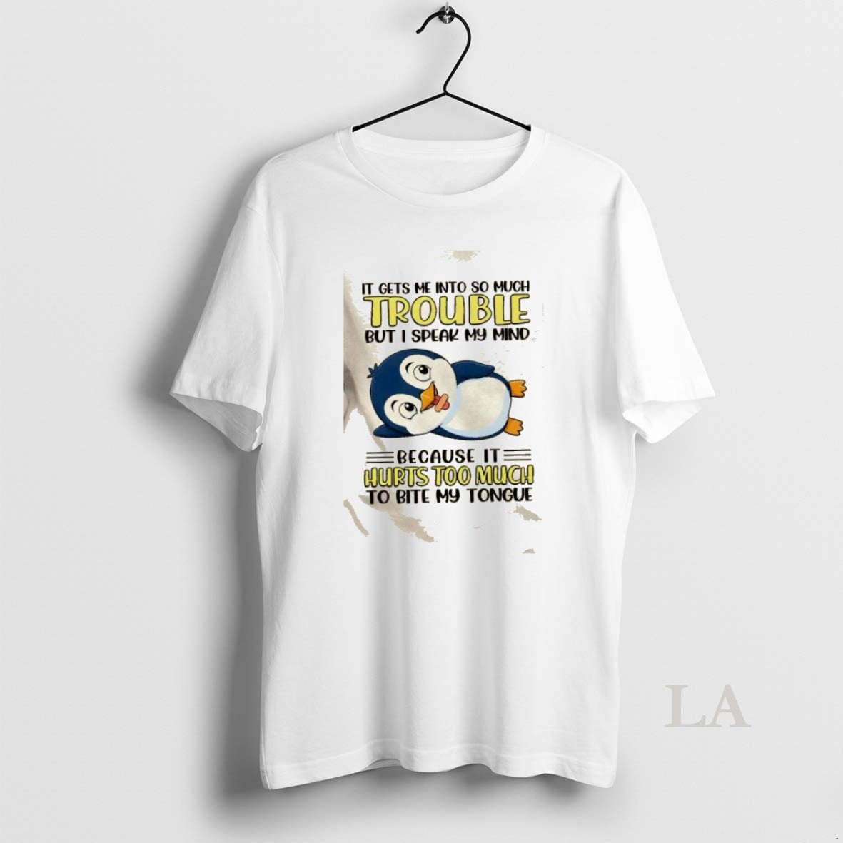 Original Penguin It Gets Me Into So Much Trouble But I Speak My Mind Because T-Shirts, Hoodie, Sweatshirt | ZylaModa.com