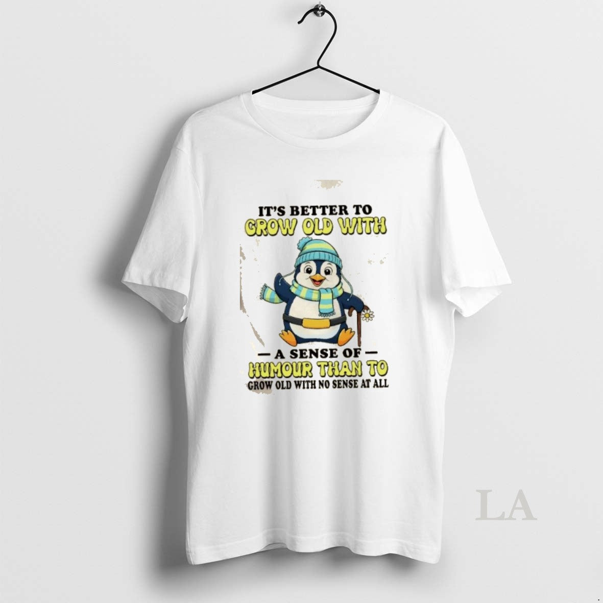 Original Penguin Its Better To Grow Old With A Sense Of Humor Than To Grow T-Shirts, Hoodie, Sweatshirt | ZylaModa.com
