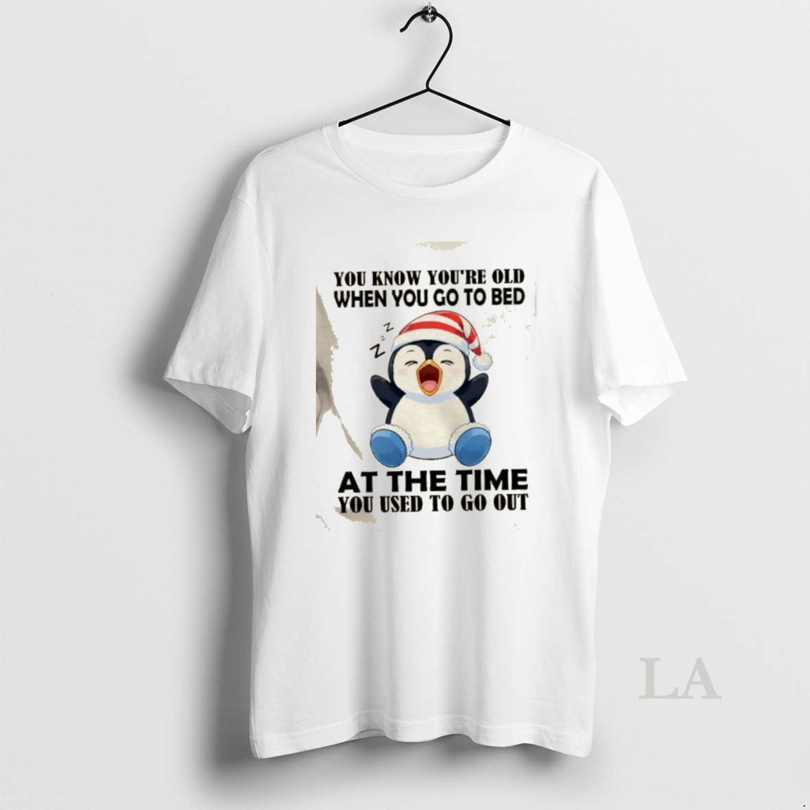 Original Penguin You Know Youre Old When You Go To Bed At The Time You T-Shirts, Hoodie, Sweatshirt | ZylaModa.com