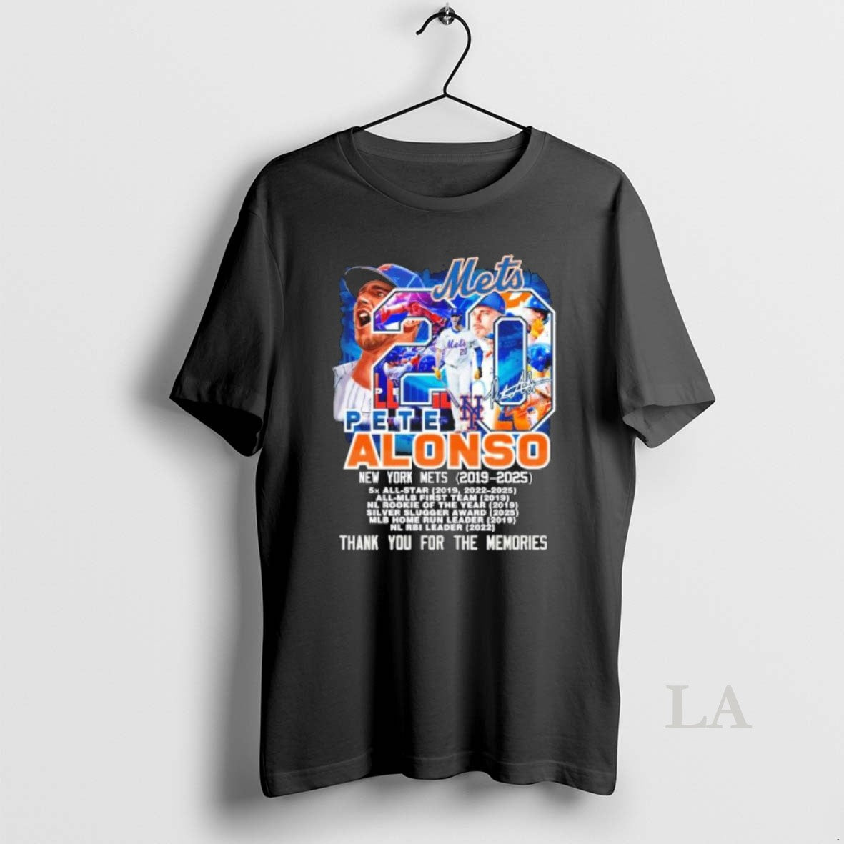 Original Pete Alonso New York Mets 2019 2025 Thank You For The Memories T-Shirts, Hoodie, Sweatshirt | ZylaModa.com