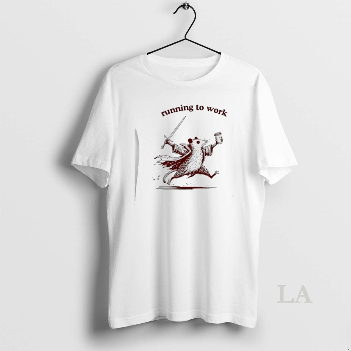 Original Possum Running To Work Funny T-Shirts, Hoodie, Sweatshirt | ZylaModa.com
