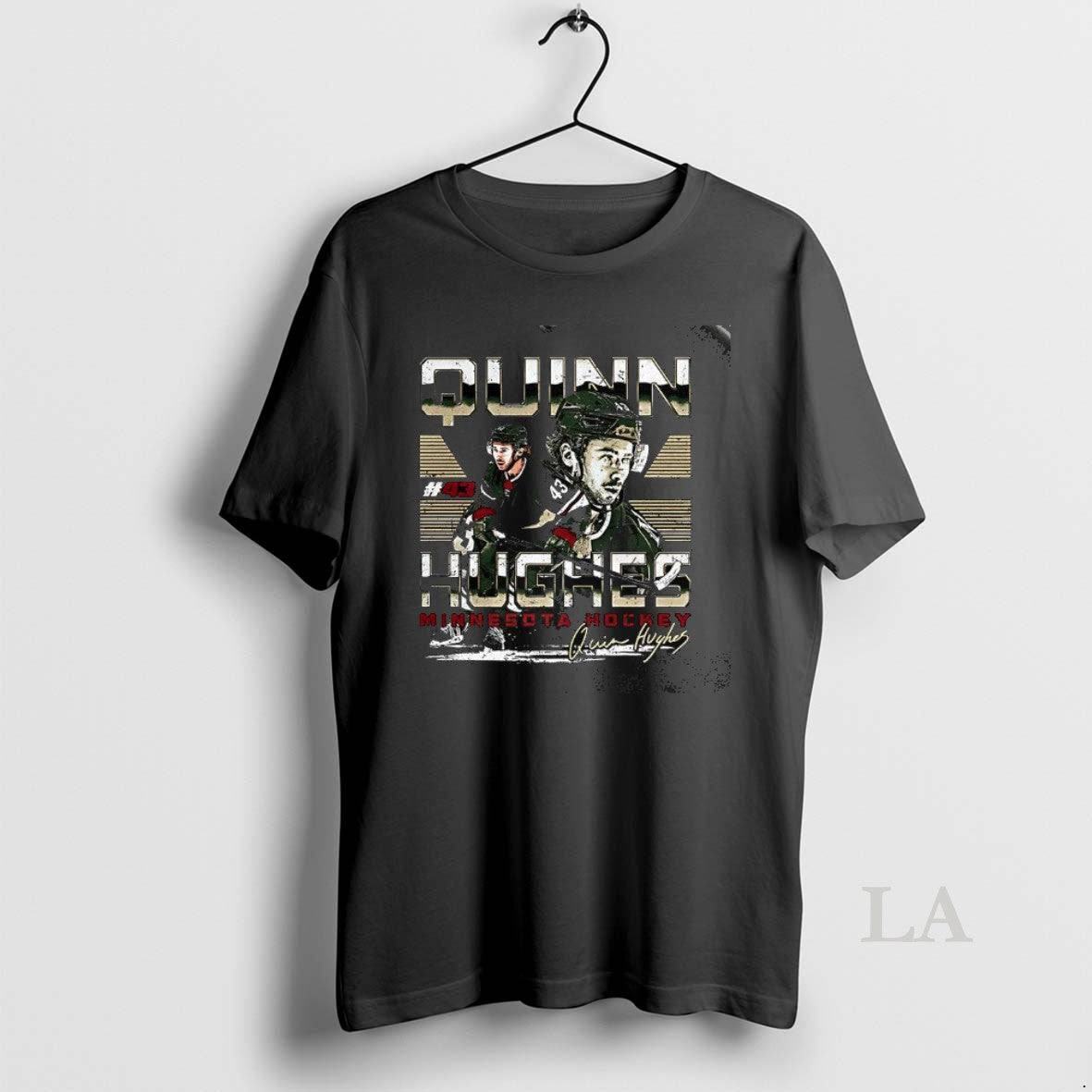 Original Quinn Hughes Minnesota Wild Nhl Number 43 Dual Signature T-Shirts, Hoodie, Sweatshirt | ZylaModa.com
