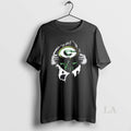 Original Ripped From The Chest Skull Deep Green Bay Packers Till The Grave T-Shirts, Hoodie, Sweatshirt | ZylaModa.com