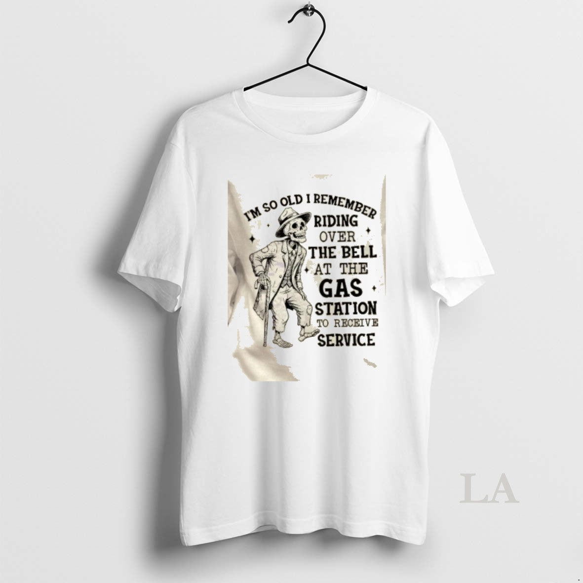 Original Skeleton Im So Old I Remember Riding Over The Bell At The Gas Station T-Shirts, Hoodie, Sweatshirt | ZylaModa.com