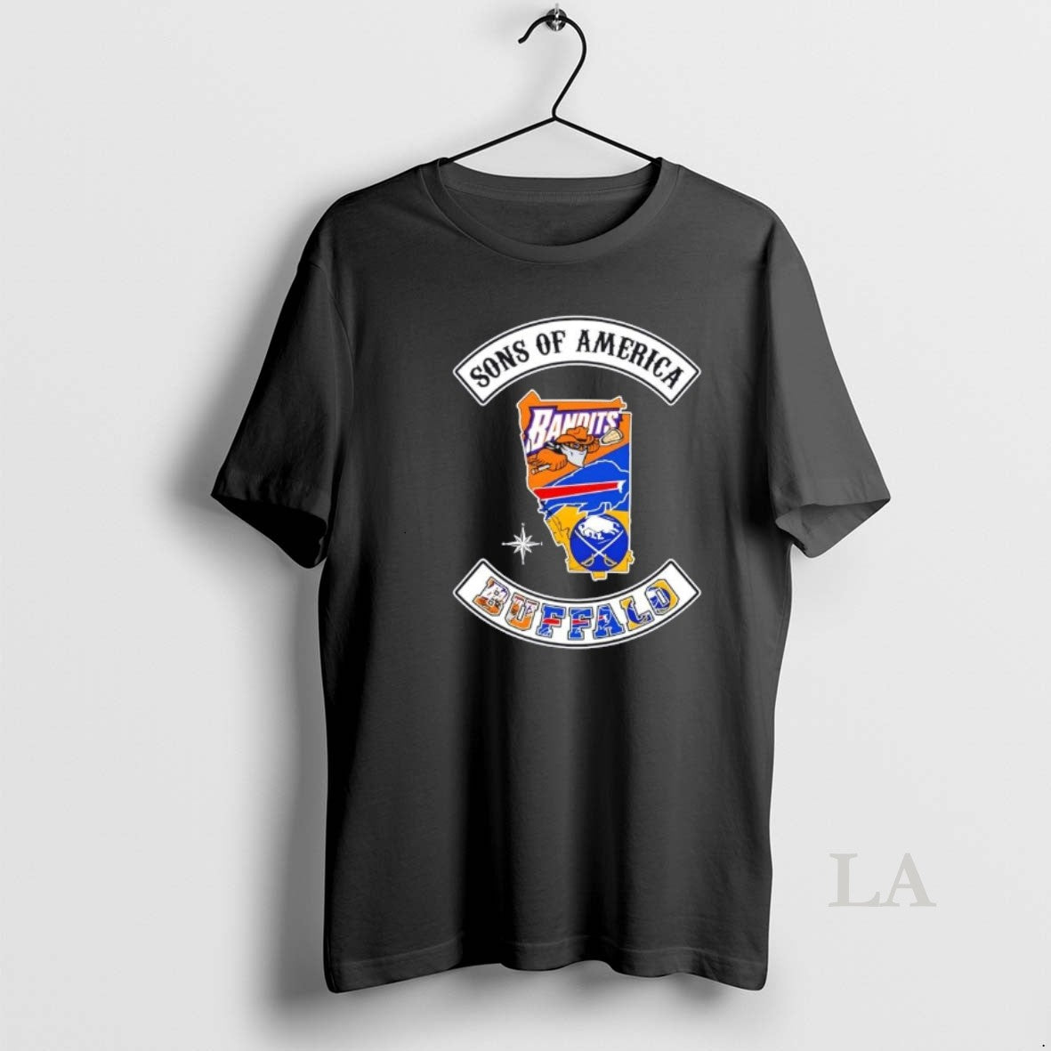 Original Son Of America Buffalo Map Sports Logos Combine T-Shirts, Hoodie, Sweatshirt | ZylaModa.com
