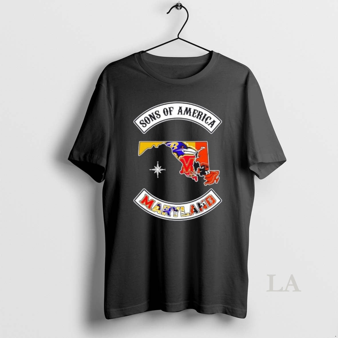 Original Son Of America Maryland Map Sports Logos Combine T-Shirts, Hoodie, Sweatshirt | ZylaModa.com