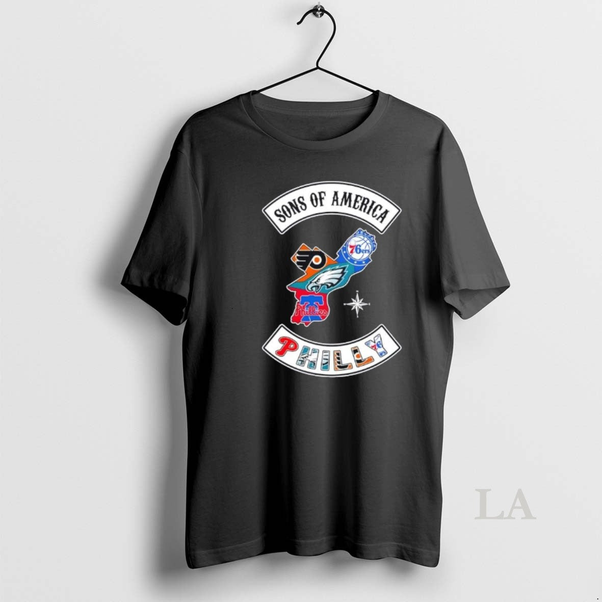 Original Son Of America Philadelphia Map Sports Logos Combine T-Shirts, Hoodie, Sweatshirt | ZylaModa.com