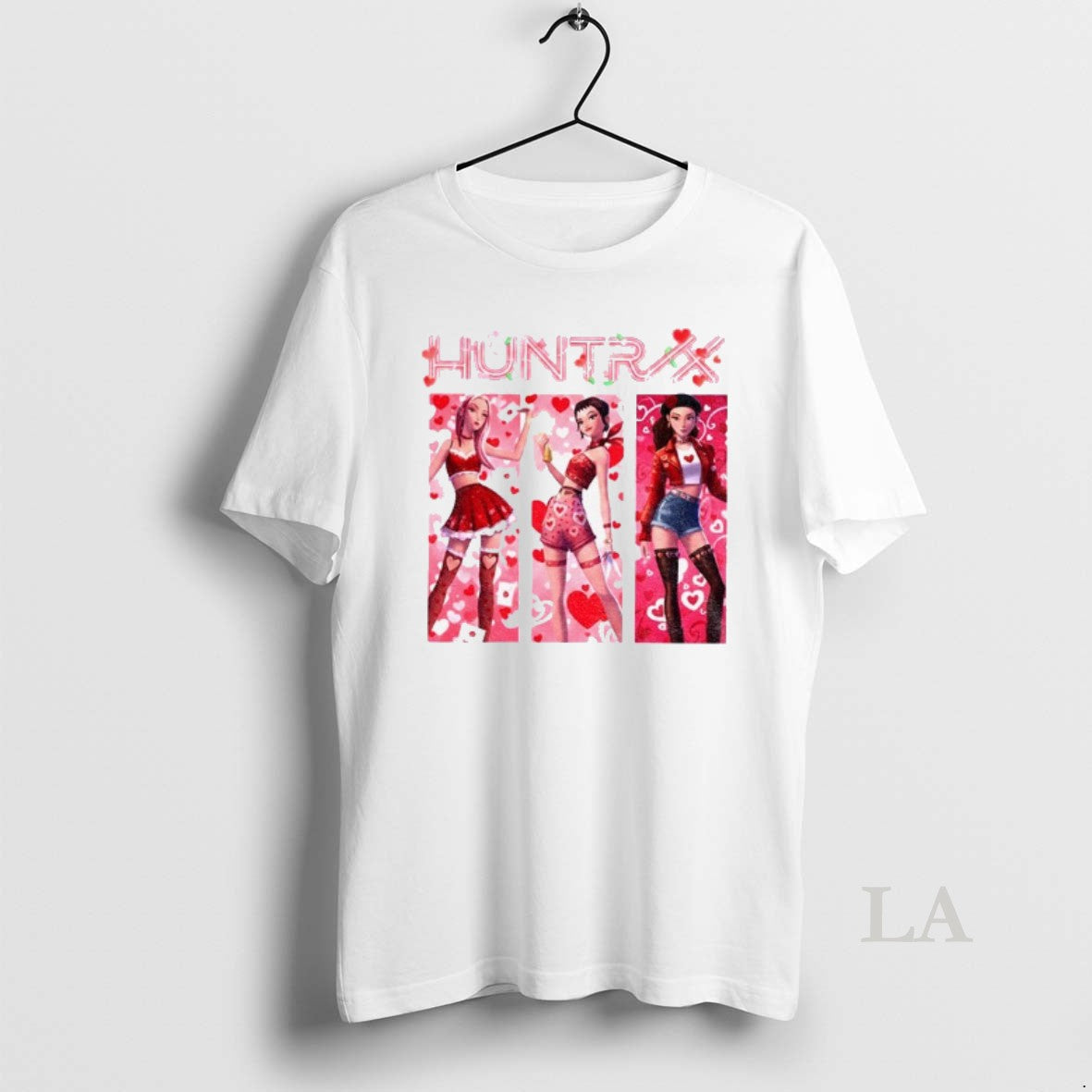 Original Valentine Demon Hunters Huntrix Kpop Anime Girl T-Shirts, Hoodie, Sweatshirt | ZylaModa.com