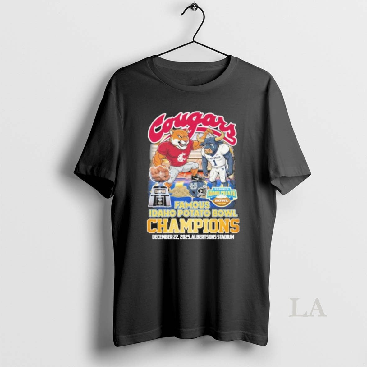 Original Washington State Cougars Mascot 2025 Idaho Potato Bowl Champions T-Shirts, Hoodie, Sweatshirt | ZylaModa.com