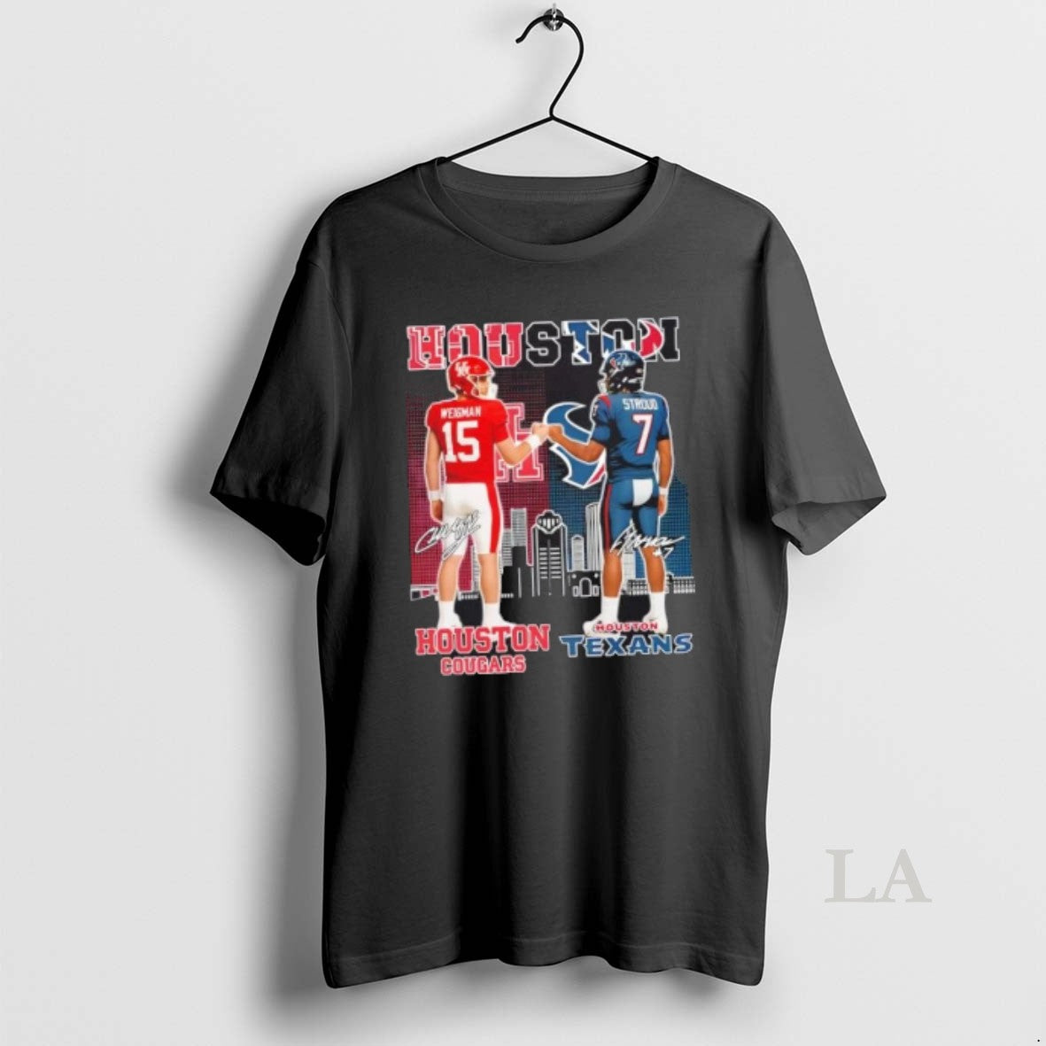 Original Weigman And Stroud Houston Cougars X Texans Skyline T-Shirts, Hoodie, Sweatshirt | ZylaModa.com