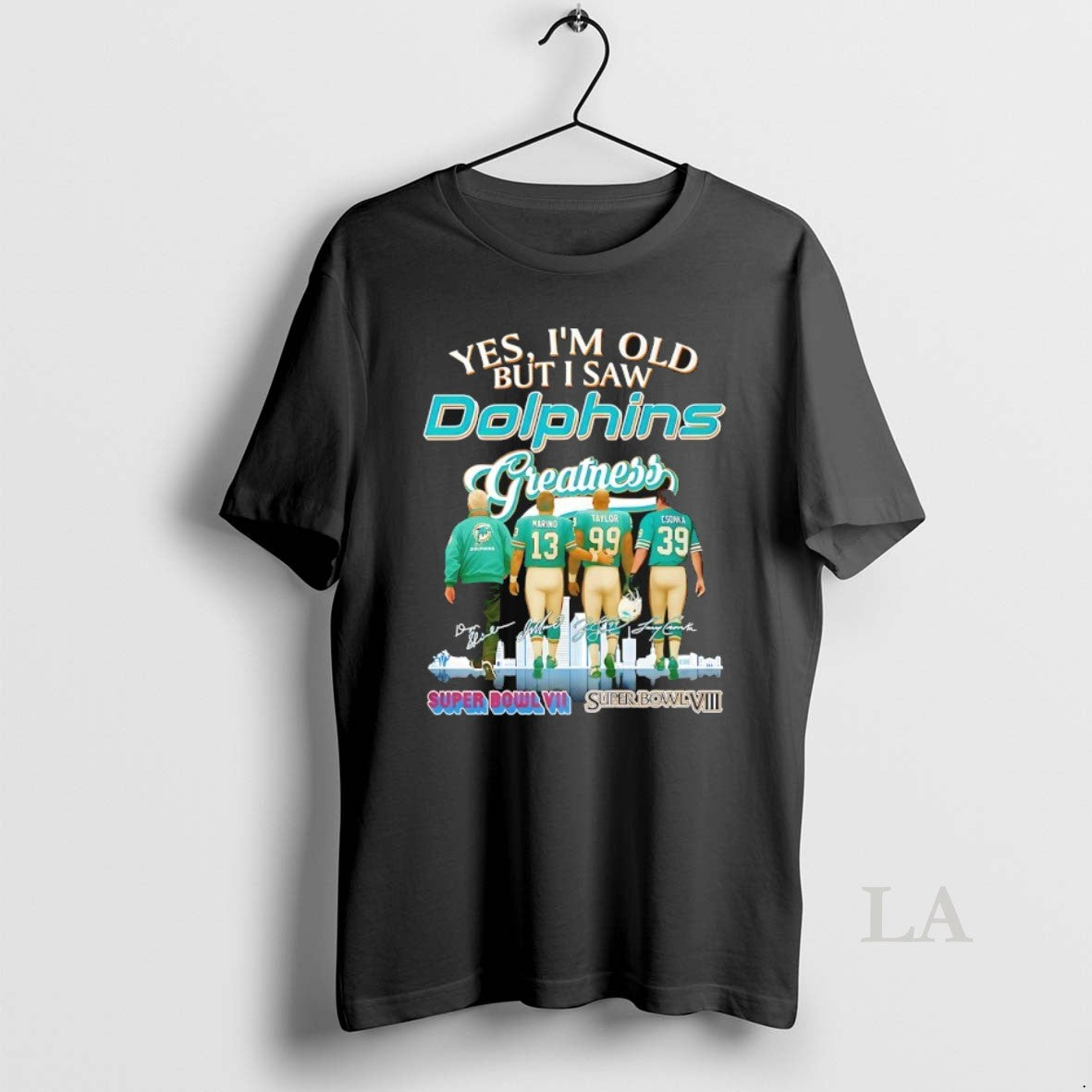 Original Yes Im Old But I Saw Miami Dolphins Greatness Signature T-Shirts, Hoodie, Sweatshirt | ZylaModa.com