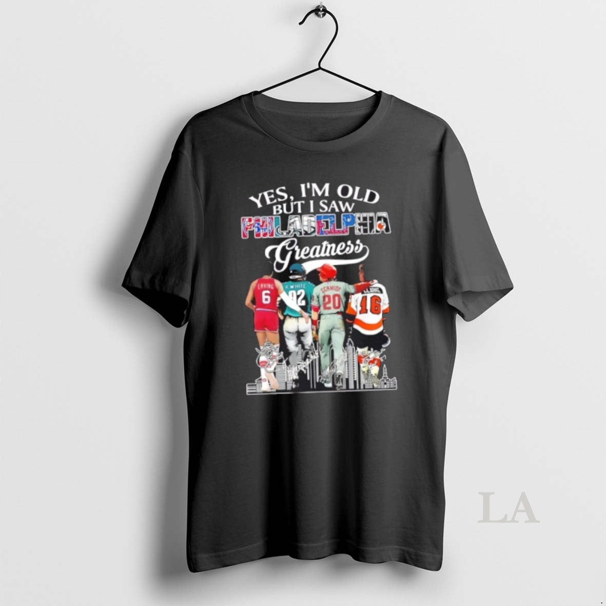 Original Yes Im Old But I Saw Philadelphia Sports Greatness Legends Skyline T-Shirts, Hoodie, Sweatshirt | ZylaModa.com