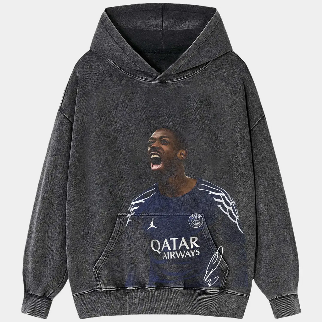 Ousmane DembÃ©lÃ© V1 TEE Hoodie, Sweatshirt | ZylaModa.com (Image 2)