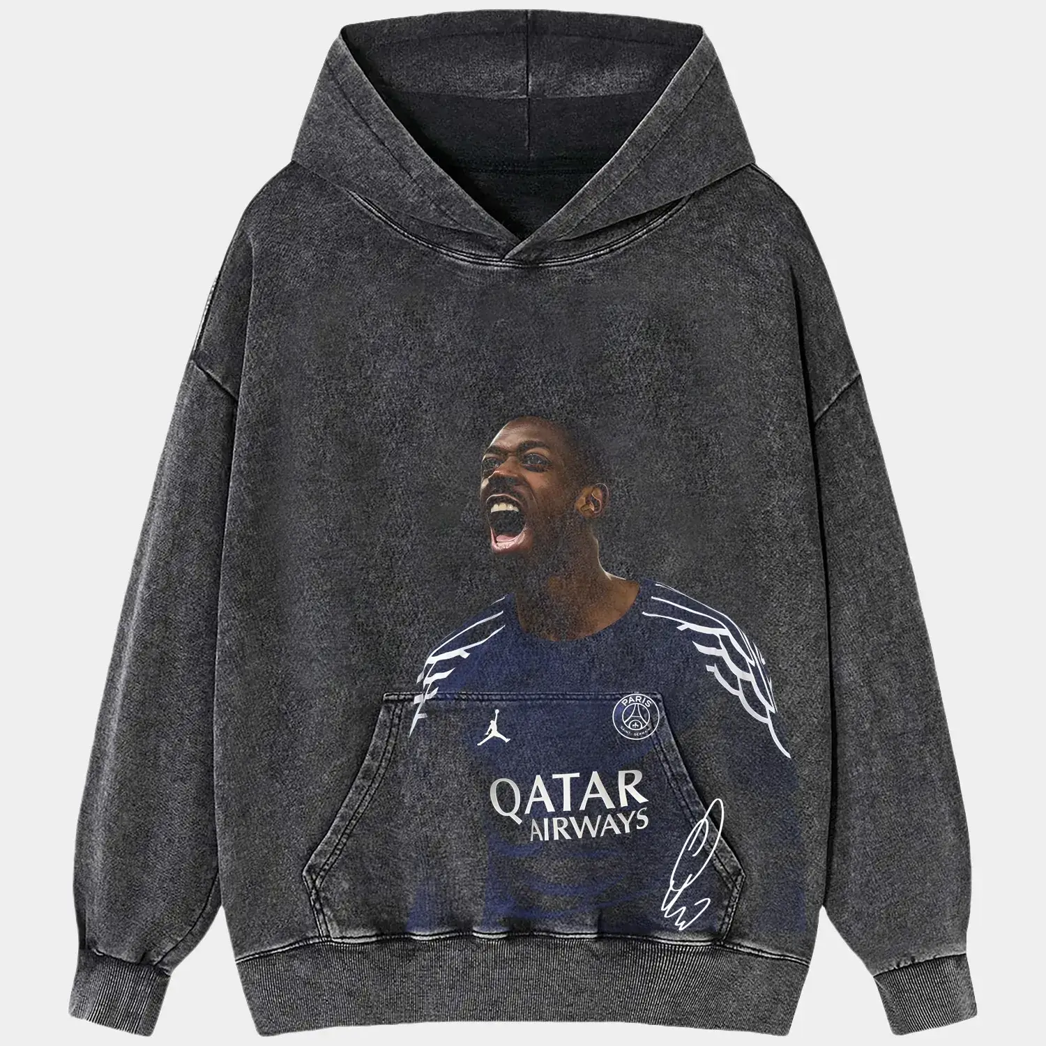 Ousmane DembÃ©lÃ© V1 TEE Hoodie, Sweatshirt | ZylaModa.com (Image 2)