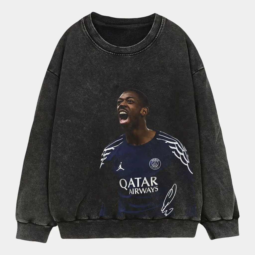 Ousmane DembÃ©lÃ© V1 TEE Hoodie, Sweatshirt | ZylaModa.com (Image 4)