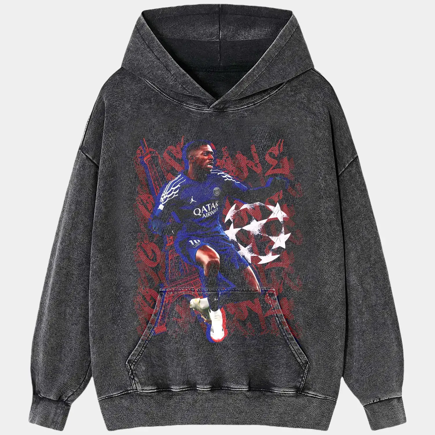 Ousmane DembÃ©lÃ© V5 TEE Hoodie, Sweatshirt | ZylaModa.com (Image 2)