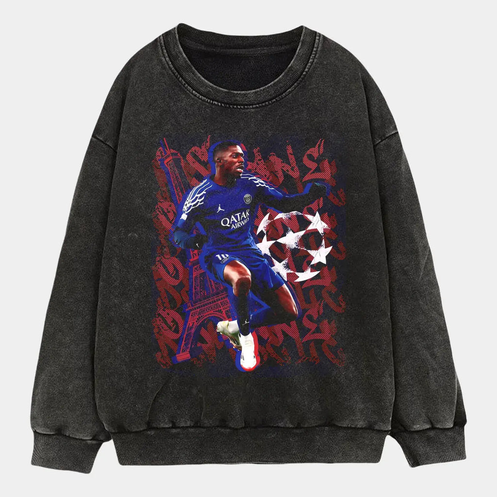 Ousmane DembÃ©lÃ© V5 TEE Hoodie, Sweatshirt | ZylaModa.com (Image 4)