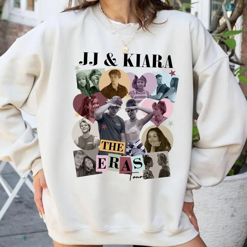 Outer Banks Jj X Kiara Jiara Couple The Eras Tour Shirt Hoodie, Sweatshirt | ZylaModa.com