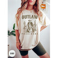 Outlaw President Trump T-shirt, Western Donald Trump Cowboy Shirt, Trump Convicted Booking Not-Guilty, Funny 2024...