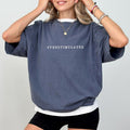 Overstimulated Period Comfort Colors Shirt, Funny Mom Life Tee, Funny Teacher Life T-shirt, Weird Funny Stuff Clothing...