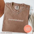 Overstimulated Shirt for Mom, Trendy Overstimulated Saying Tee, Cowboy Frog Shirt, Unhinged TShirt, Gen Z Shirt, Weird...