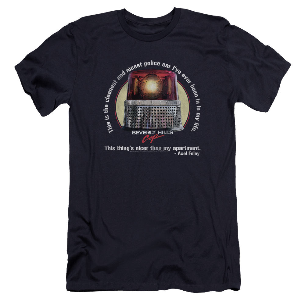 Beverly Hills Cop Nicest Police Car - Men's Premium Slim Fit T-Shirt Hoodie, Sweatshirt | ZylaModa.com