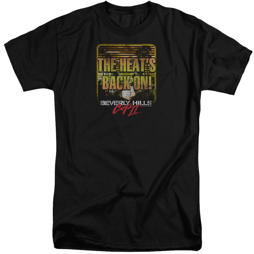 Beverly Hills Cop The Heats Back On - Men's Tall Fit T-Shirt Hoodie, Sweatshirt | ZylaModa.com