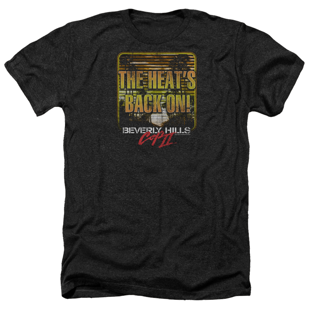 Beverly Hills Cop The Heats Back On - Men's Heather T-Shirt Hoodie, Sweatshirt | ZylaModa.com
