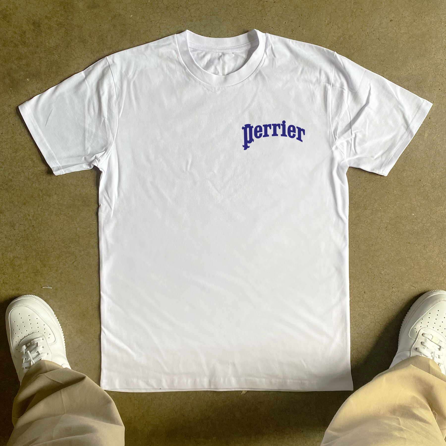 VINTAGE TREATED PERRIER 'EMBRACE' HEAVYWEIGHT TEE Hoodie, Sweatshirt | ZylaModa.com (Image 2)