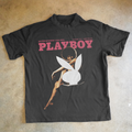 1971 PLAYBOY 'BUNNY CHAIR' HEAVYWEIGHT BLACK T-SHIRT Hoodie, Sweatshirt | ZylaModa.com (Image 1)