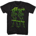 Poison Mens S/S T-Shirt - Unskinny Bop Girls - Solid Black Hoodie, Sweatshirt | ZylaModa.com