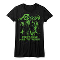 Poison Every Rose Has Its Thorn Official Ladies T-Shirt Hoodie, Sweatshirt | ZylaModa.com