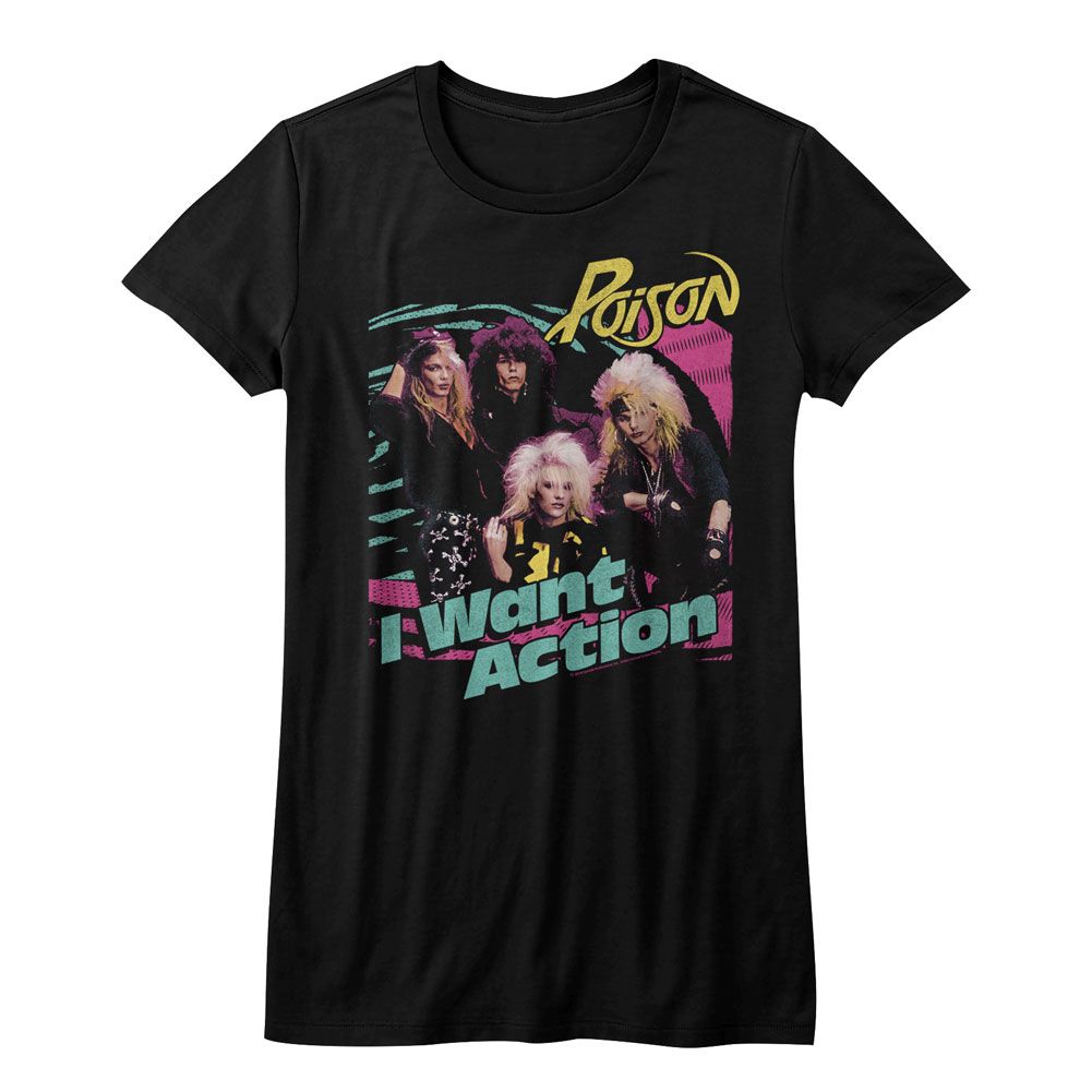 Poison Bright Action Official Ladies T-Shirt Hoodie, Sweatshirt | ZylaModa.com
